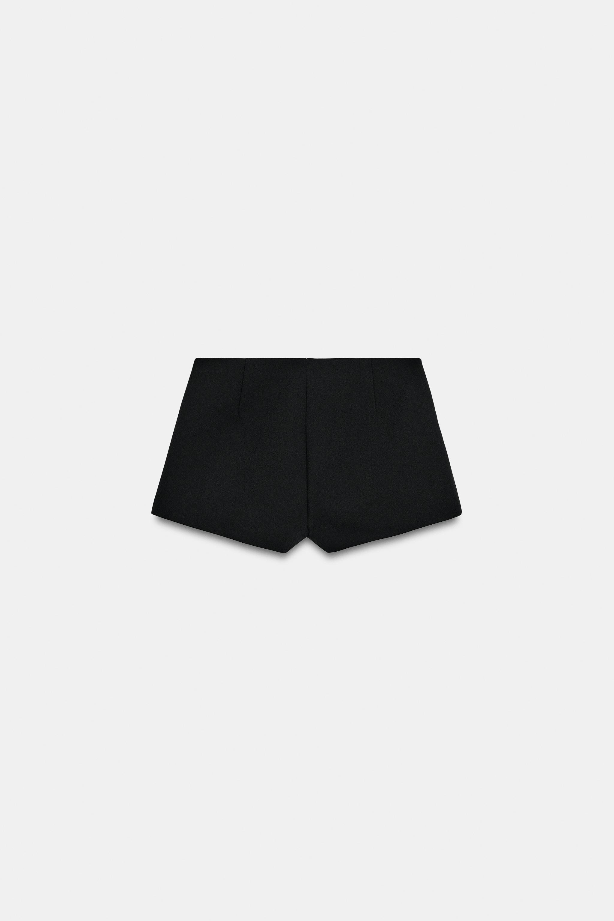 HIGH-WAISTED MINI SHORTS